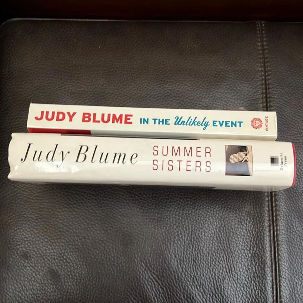 Judy Blume Hardcover “Summer Sisters” & Paperback “In The Unlikely Event” Novels